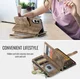 CaseMe C30 Samsung Galaxy S25 Edge Hoesje Pasjeshouder Book Case Bruin afbeelding 6