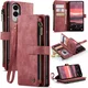 CaseMe C30 Samsung Galaxy S25 Edge Hoesje Pasjeshouder Book Case Rood afbeelding 2