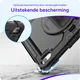 Apple iPad 11 (2025) / 10.9 (2022) Hoes met Screen Protector en Handriem Roze afbeelding 4
