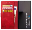 Rosso Element Samsung Galaxy Z Fold 7 Hoesje Book Case Wallet Rood
