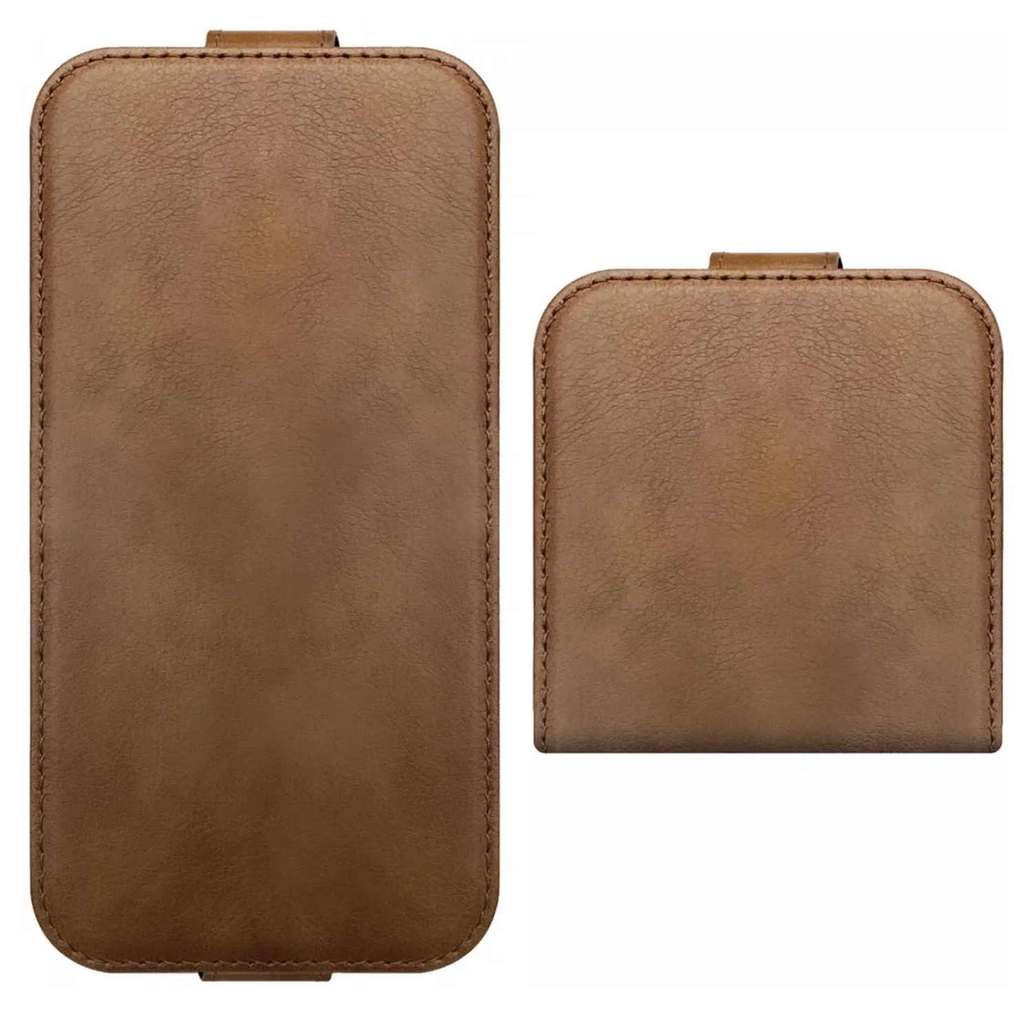 Rosso Element Samsung Galaxy Z Flip 7 Hoesje Book Case Wallet Bruin afbeelding 7
