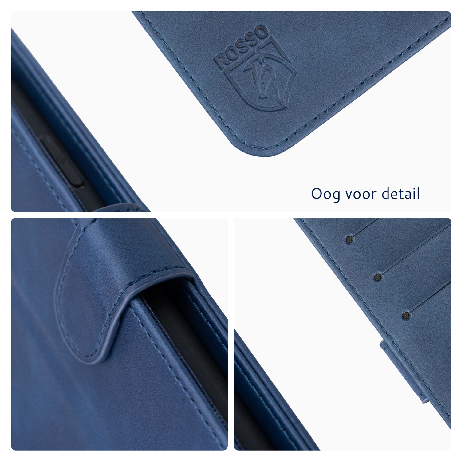 Rosso Element Samsung Galaxy Z Flip 7 Hoesje Book Case Wallet Blauw afbeelding 3
