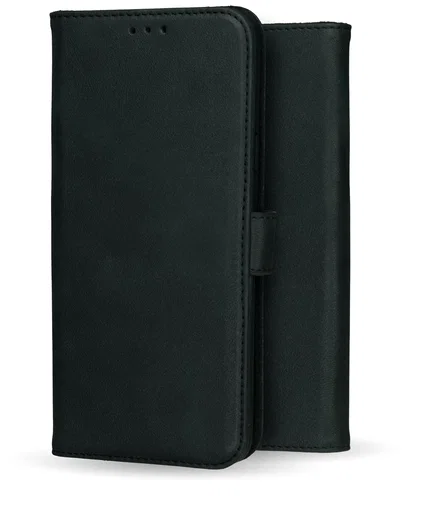 Rosso Deluxe Samsung Galaxy Z Fold 7 Hoesje Echt Leer Book Case Zwart afbeelding 10