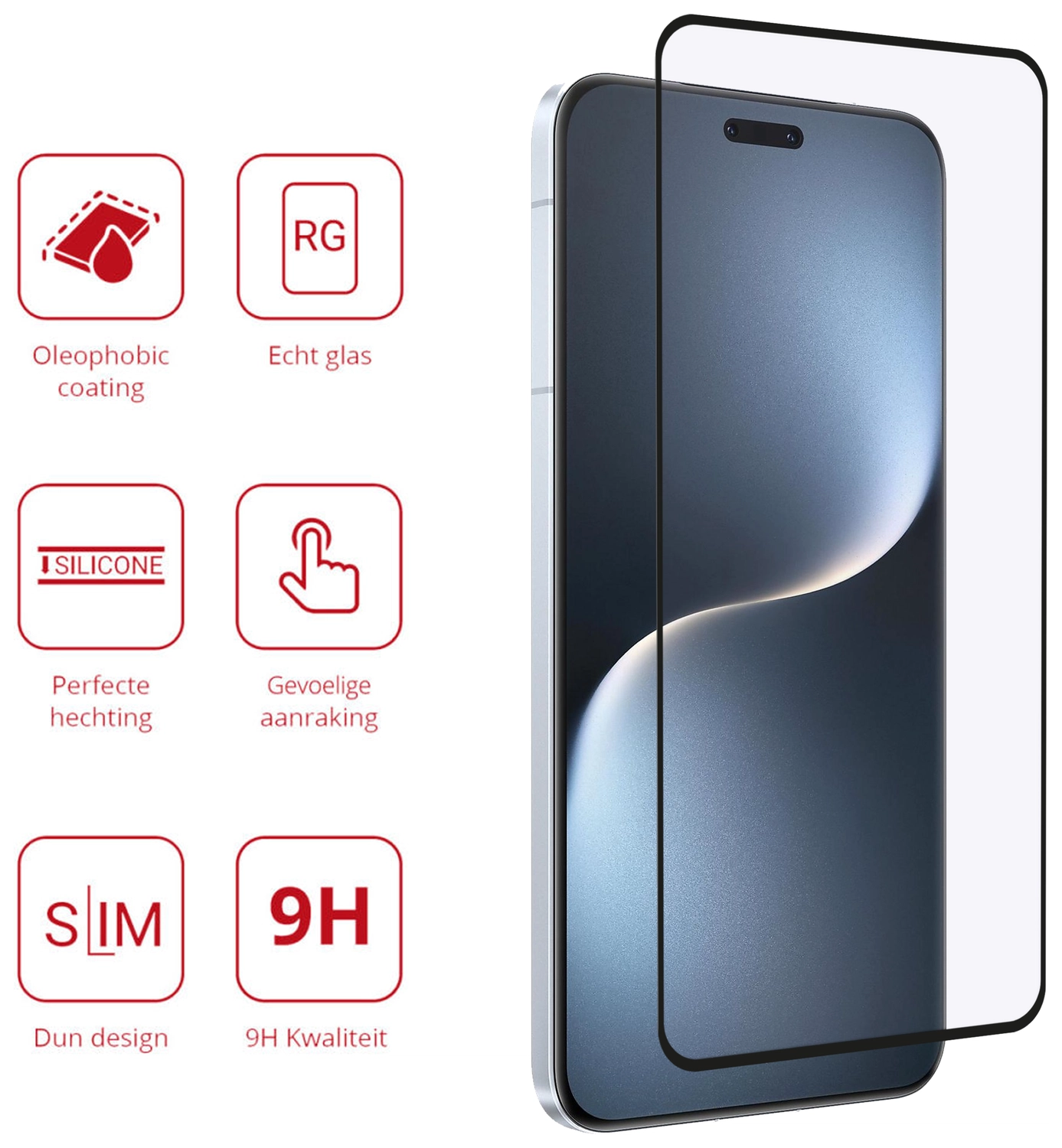 Rosso Honor Magic 7 Pro 9H Tempered Glass Screen Protector afbeelding 2
