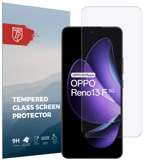 Rosso Oppo Reno 13 F 9H Tempered Glass Screen Protector afbeelding 1