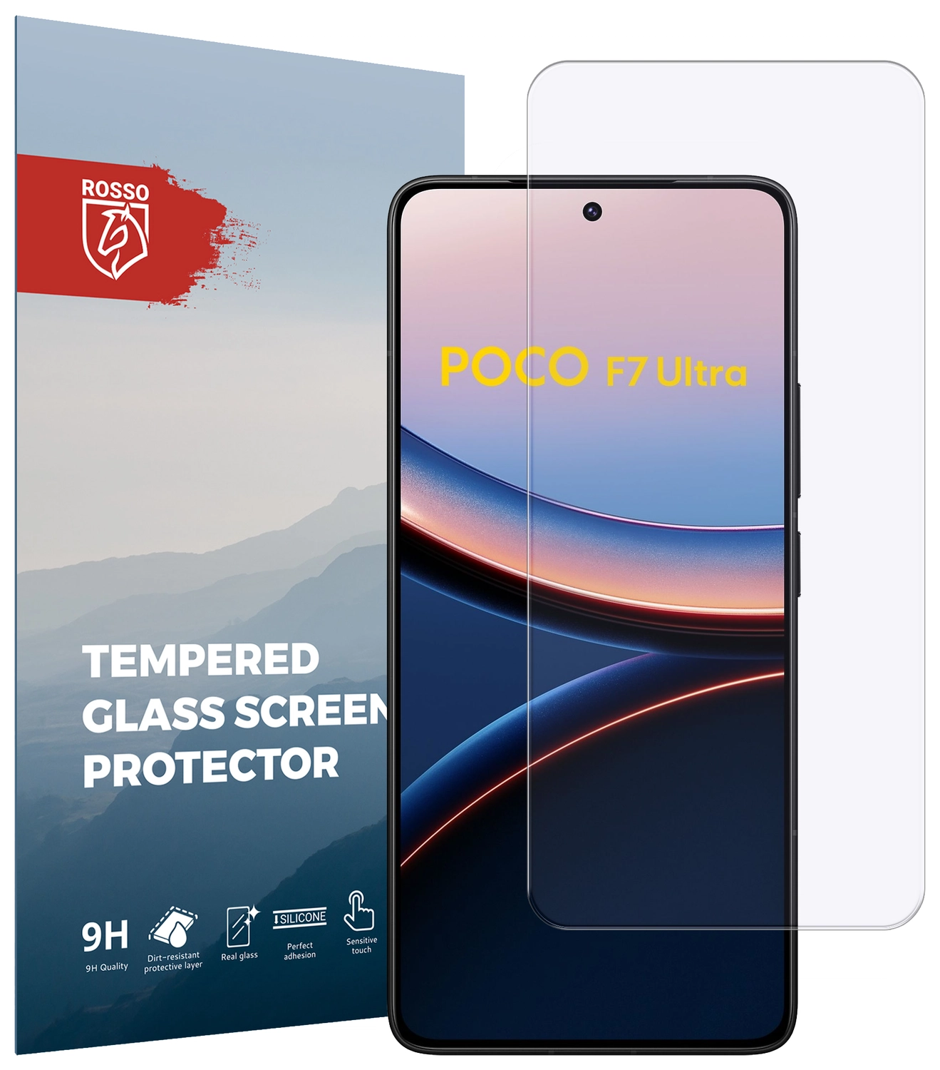 Rosso Xiaomi Poco F7 Ultra 9H Tempered Glass Screen Protector afbeelding 1