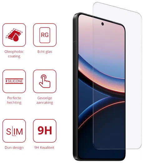 Rosso Xiaomi Poco F7 Ultra 9H Tempered Glass Screen Protector afbeelding 2
