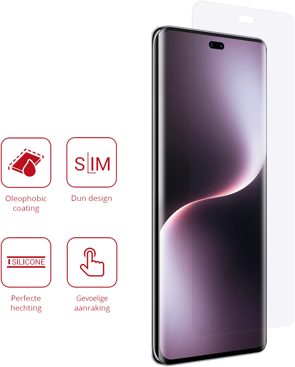 Rosso Honor Magic 7 Lite Screen Protector Case Friendly Folie Duo Pack afbeelding 2