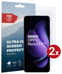Rosso Oppo Reno 13 F Screen Protector Case Friendly Folie Duo Pack afbeelding