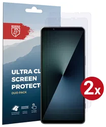 Rosso Sony Xperia 1 VII Screen Protector Case Friendly Folie Duo Pack afbeelding