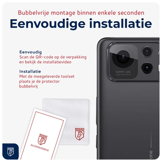 Rosso Asus Zenfone 12 Ultra Camera Lens Protector Transparant afbeelding 5