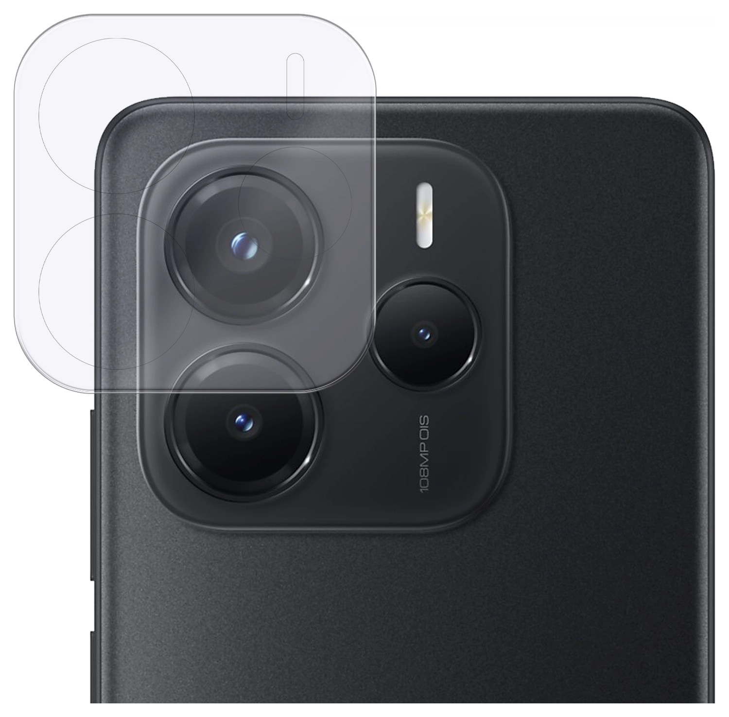 Rosso Xiaomi Redmi Note 14 5G Camera Lens Protector Transparant afbeelding 1