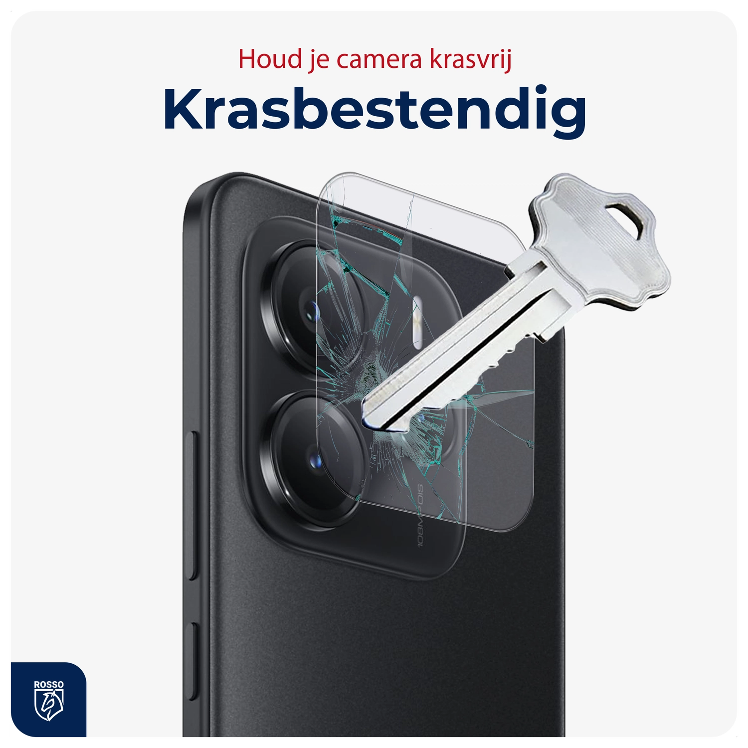 Rosso Xiaomi Redmi Note 14 5G Camera Lens Protector Transparant afbeelding 2