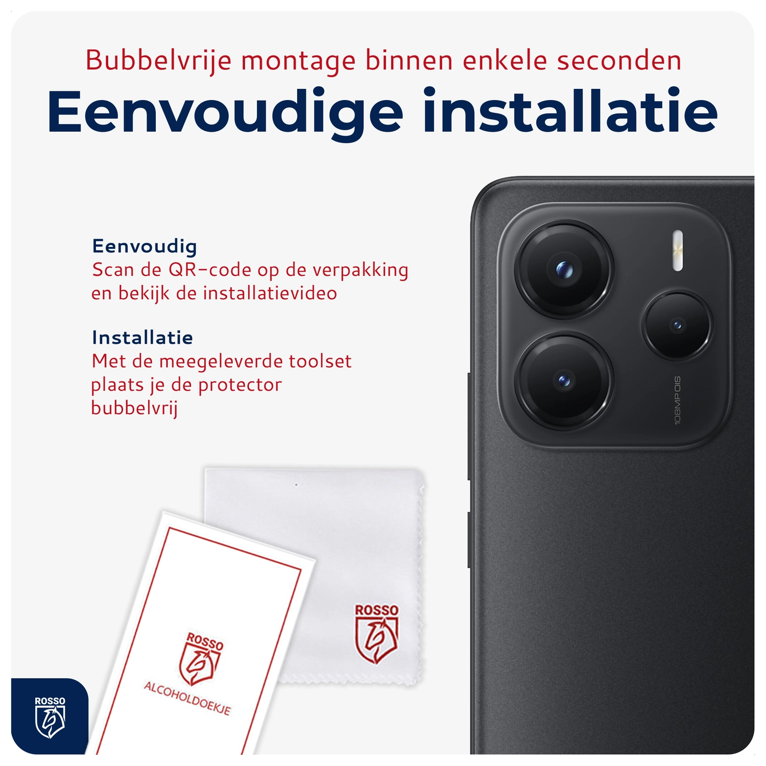 Rosso Xiaomi Redmi Note 14 5G Camera Lens Protector Transparant afbeelding 6