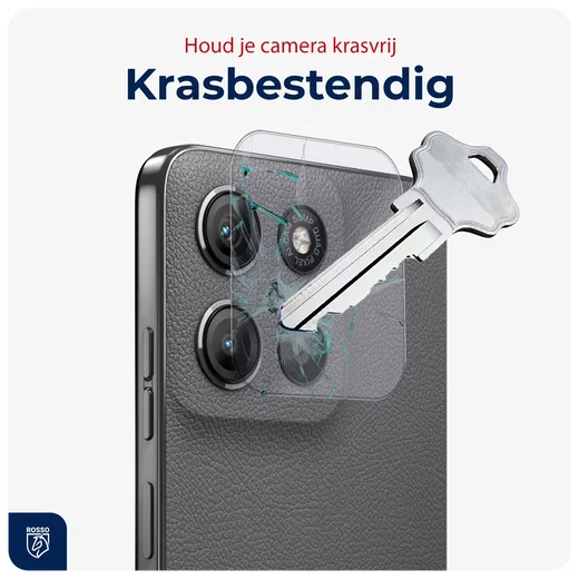 Rosso Motorola Moto G15 / G15 Power Camera Lens Protector Transparant afbeelding 2