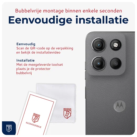 Rosso Motorola Moto G15 / G15 Power Camera Lens Protector Transparant afbeelding 6