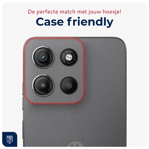Rosso Motorola Moto G15 / G15 Power Camera Lens Protector Transparant afbeelding 7