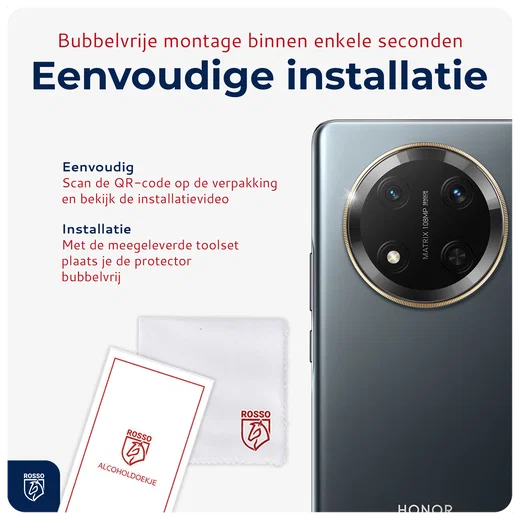 Rosso Honor Magic 7 Lite Camera Lens Protector Transparant afbeelding 4