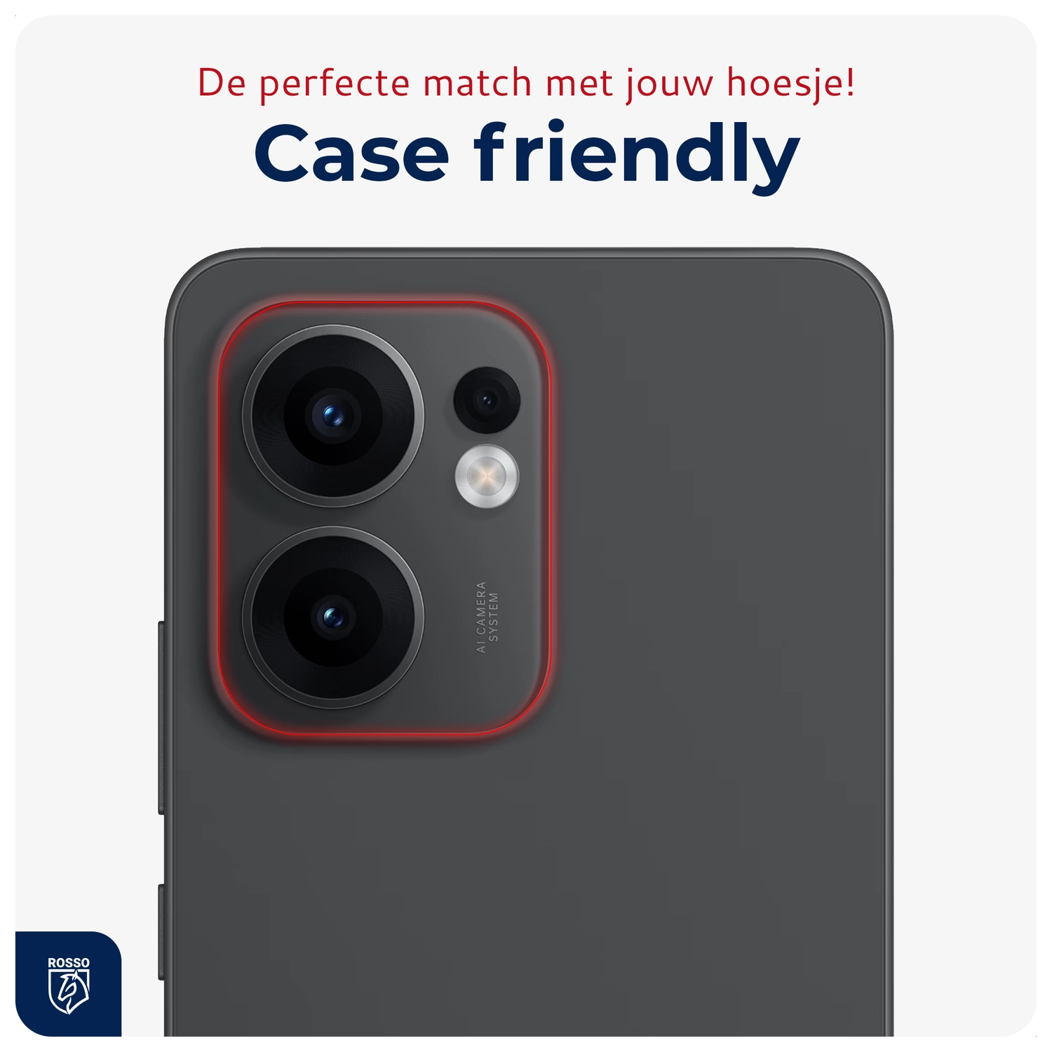 Rosso Oppo Reno 13 F Camera Lens Protector Transparant afbeelding 8