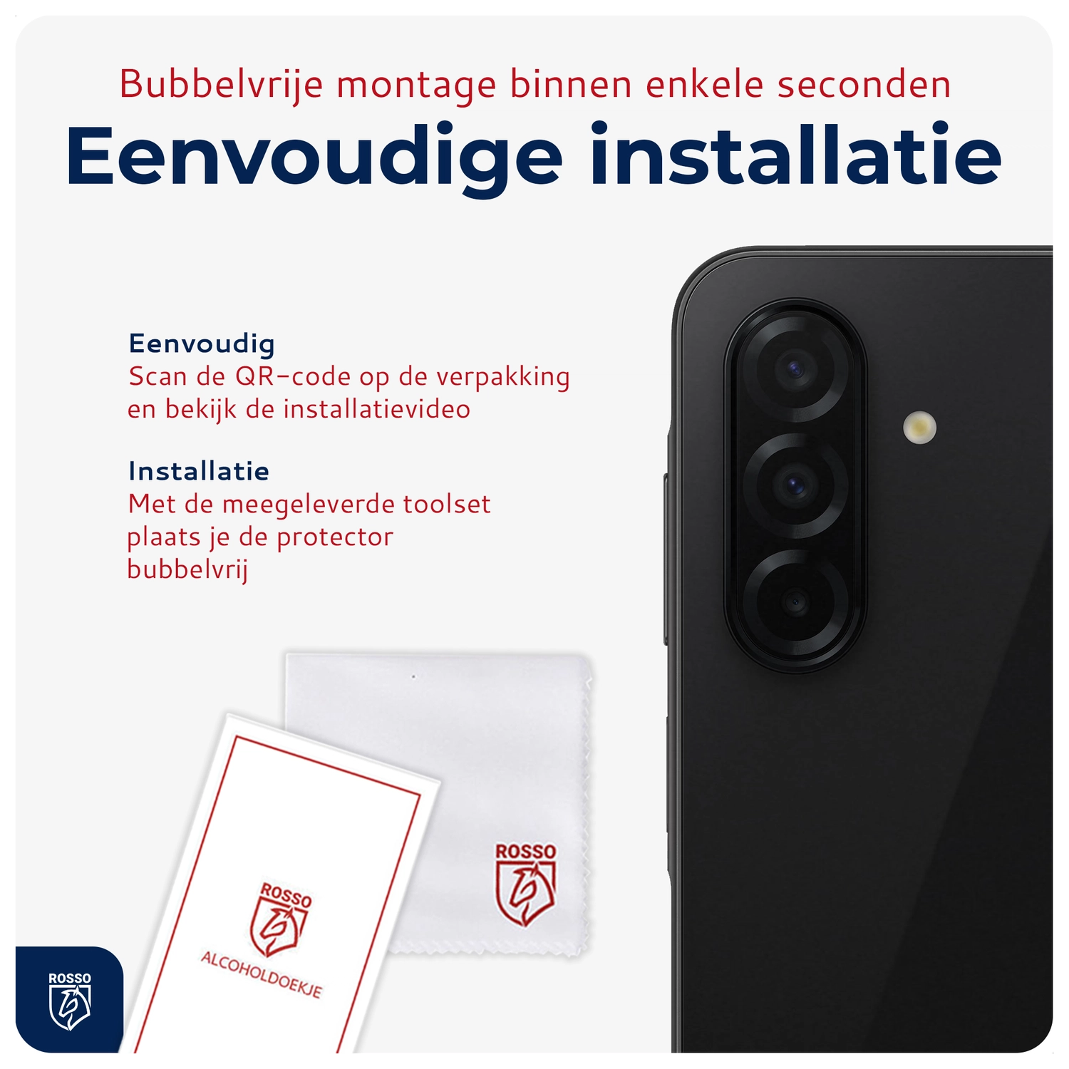 Rosso Samsung Galaxy A26 Camera Lens Protector Transparant afbeelding 6