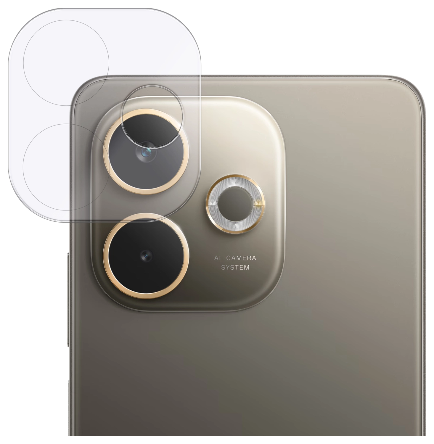 Rosso Oppo A5 Pro Camera Lens Protector Transparant afbeelding 1