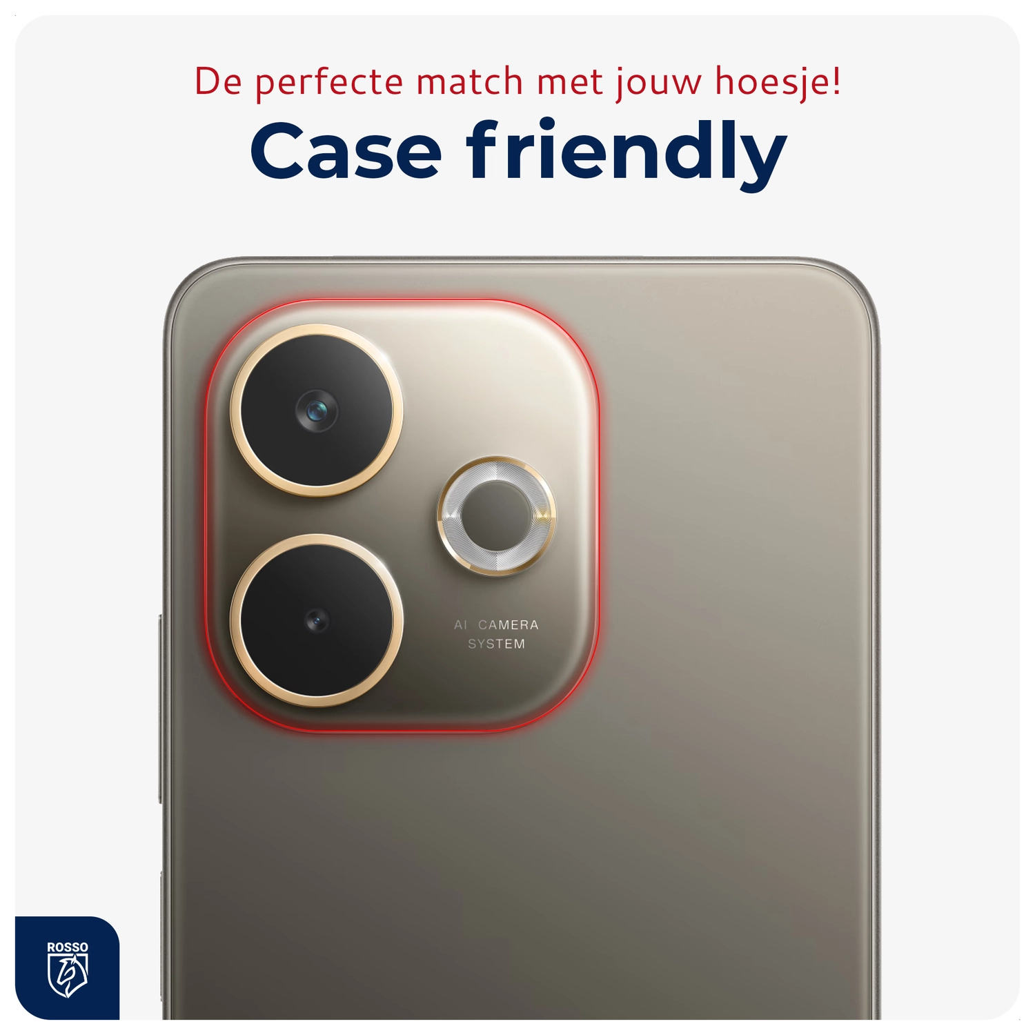 Rosso Oppo A5 Pro Camera Lens Protector Transparant afbeelding 7