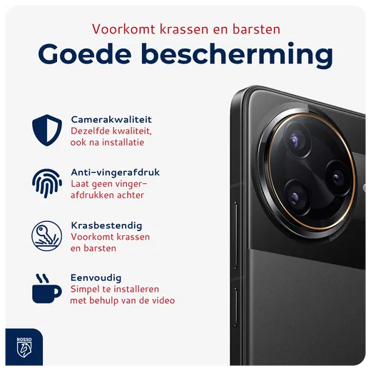 Rosso Xiaomi Poco F7 Ultra Camera Lens Protector Transparant afbeelding 4