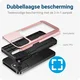 Samsung Galaxy A16 Hoesje met Slider Kaarthouder Back Cover Roze afbeelding 12