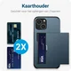 Samsung Galaxy A16 Hoesje met Slider Kaarthouder Back Cover Blauw afbeelding 2