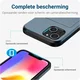 Samsung Galaxy A16 Hoesje met Slider Kaarthouder Back Cover Blauw afbeelding 7