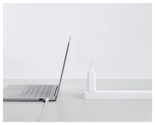Originele Xiaomi USB-A naar USB-C Kabel 6A 1M Wit afbeelding 3