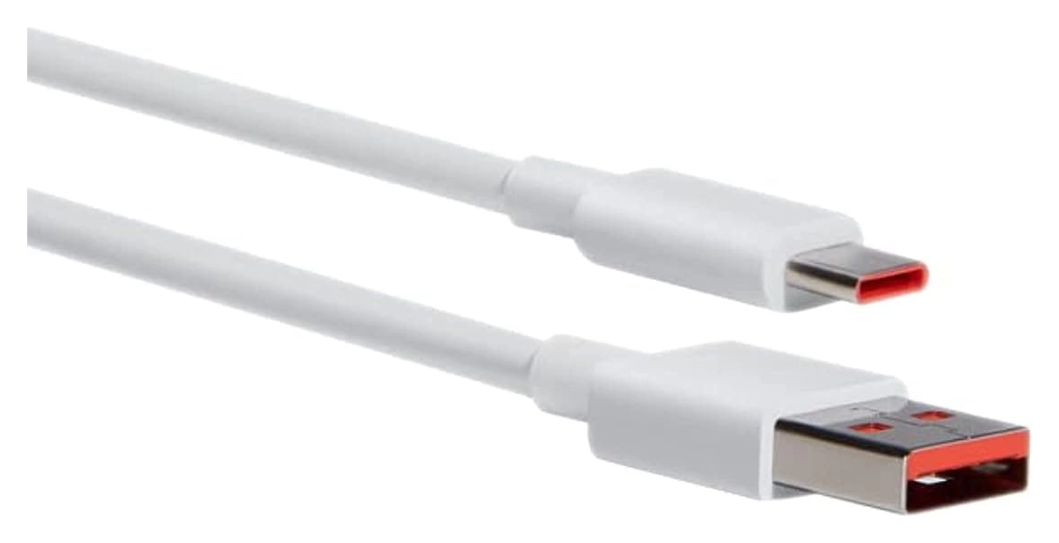 Originele Xiaomi USB-A naar USB-C Kabel 6A 1M Wit afbeelding 5