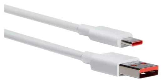 Originele Xiaomi USB-A naar USB-C Kabel 6A 1M Wit afbeelding 5