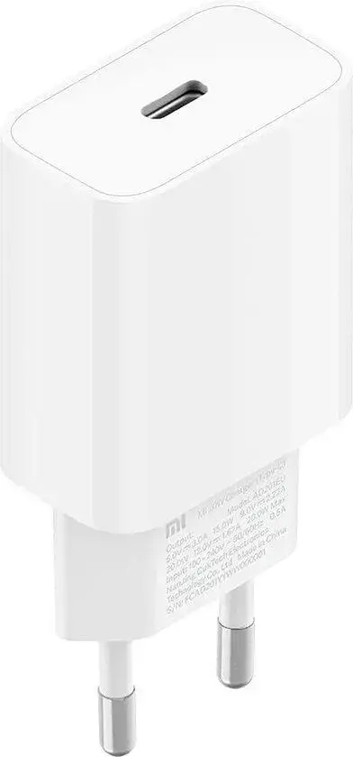 Xiaomi 20W Power Delivery Snellader USB-C Wit afbeelding 1