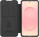 Nillkin Qin Pro Samsung Galaxy S25 Edge Hoesje Book Case met Camera Slider Zwart