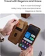 Nillkin Qin Pro Samsung Galaxy S25 Edge Hoesje Book Case met Camera Slider Zwart afbeelding 3
