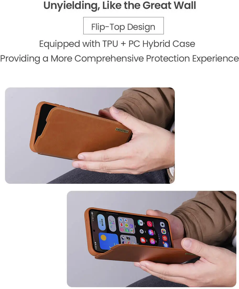 Nillkin Qin Pro Samsung Galaxy S25 Edge Hoesje Book Case met Camera Slider Zwart afbeelding 4