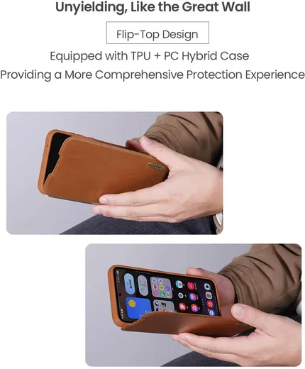 Nillkin Qin Pro Samsung Galaxy S25 Edge Hoesje Book Case met Camera Slider Zwart afbeelding 4