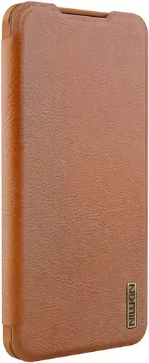 Nillkin Qin Pro Samsung Galaxy S25 Edge Hoesje Book Case met Camera Slider Bruin afbeelding 9