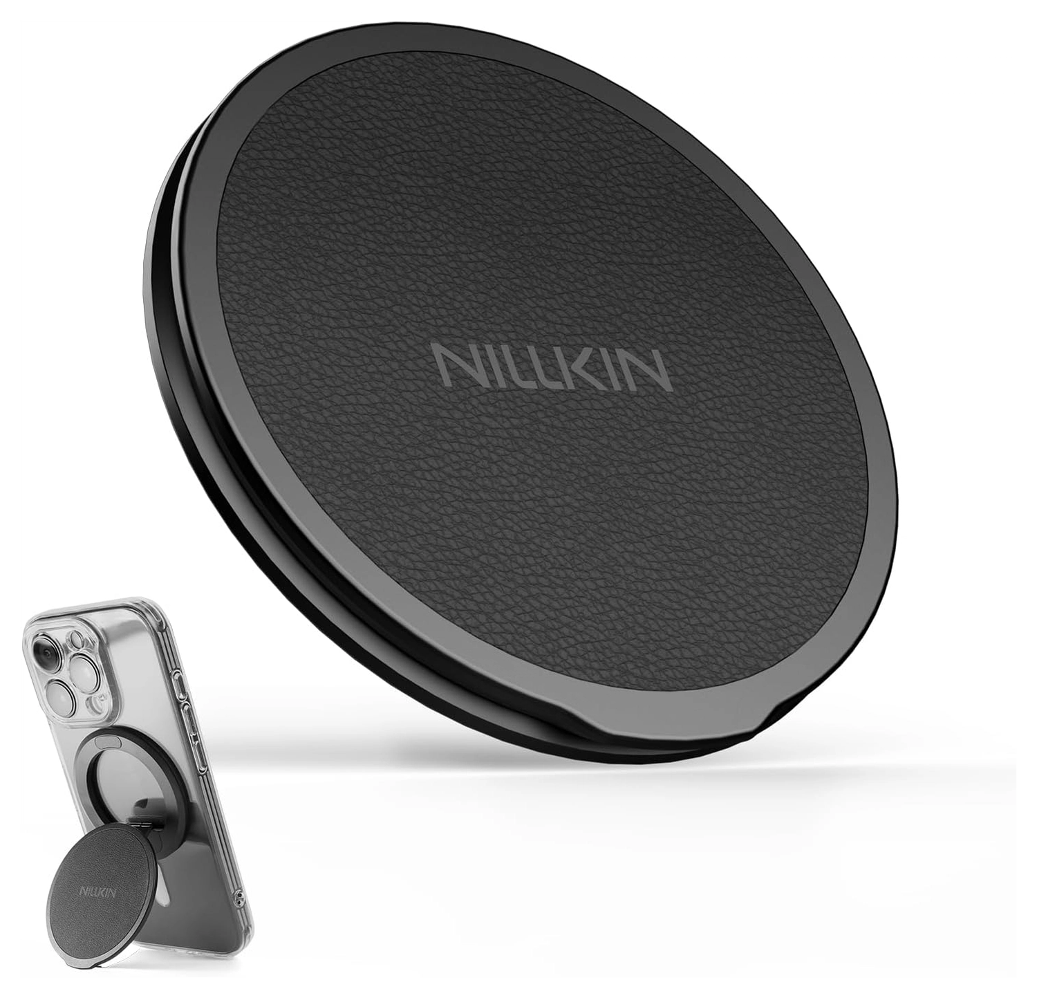 Nillkin Magnetische MagSafe Grip Houder Standaard Zwart afbeelding 1