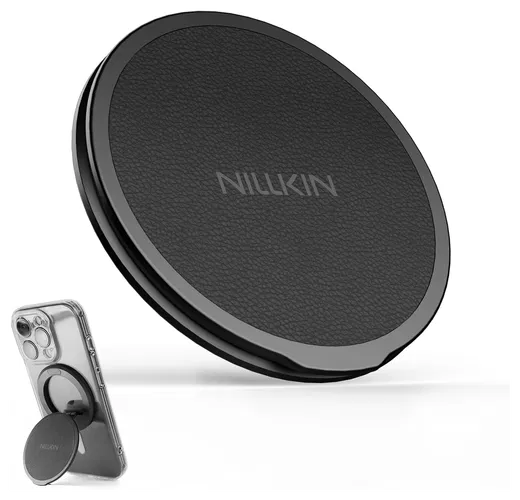 Nillkin Magnetische MagSafe Grip Houder Standaard Zwart afbeelding 1