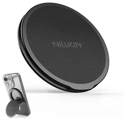Nillkin Magnetische MagSafe Grip Houder Standaard Zwart afbeelding