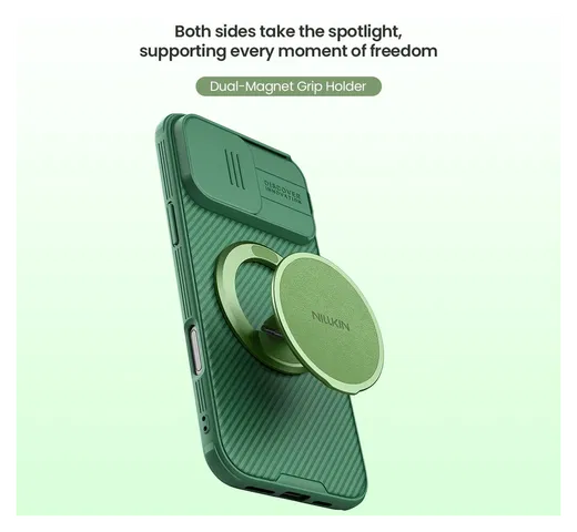 Nillkin Magnetische MagSafe Grip Houder Standaard Zwart afbeelding 4