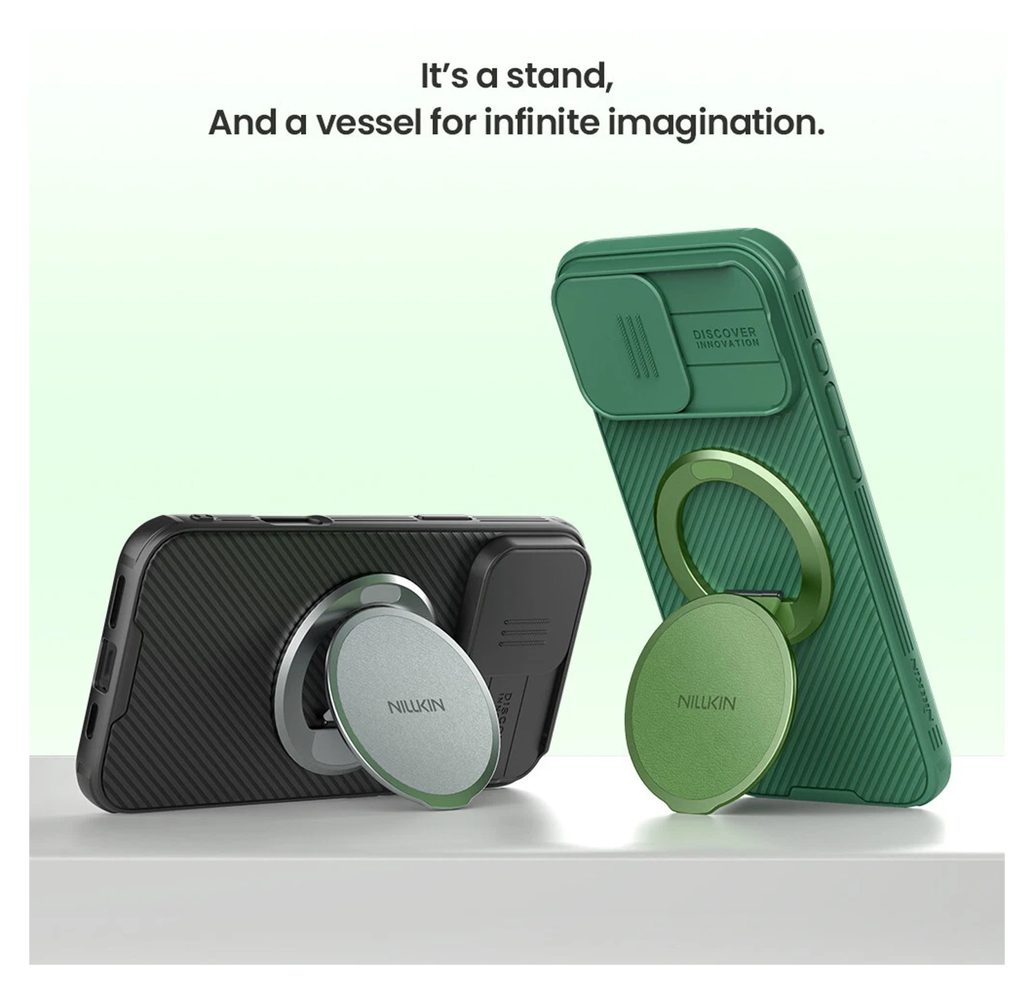 Nillkin Magnetische MagSafe Grip Houder Standaard Zwart afbeelding 5