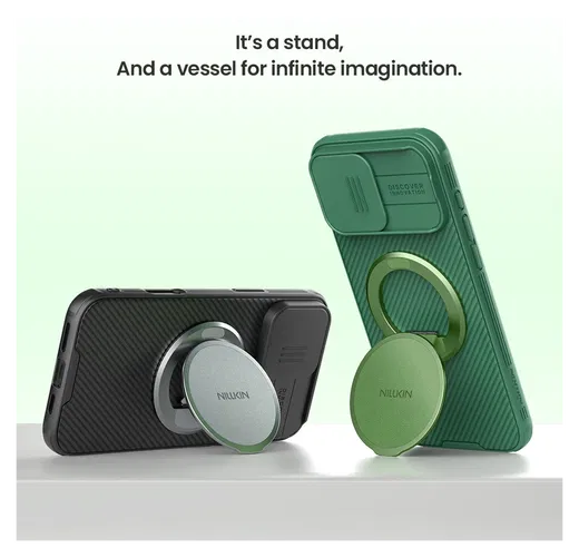 Nillkin Magnetische MagSafe Grip Houder Standaard Zwart afbeelding 5