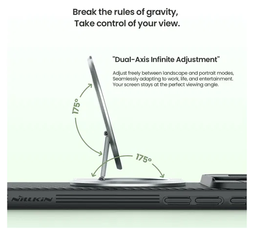 Nillkin Magnetische MagSafe Grip Houder Standaard Zwart afbeelding 7