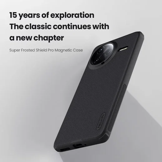 Nillkin Frosted Shield Xiaomi Poco X7 Ultra Hoesje MagSafe Back Cover Zwart afbeelding 7