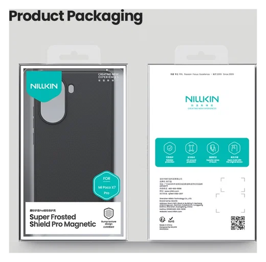 Nillkin Frosted Shield Xiaomi Poco F7 Pro Hoesje MagSafe Back Cover Zwart afbeelding 15