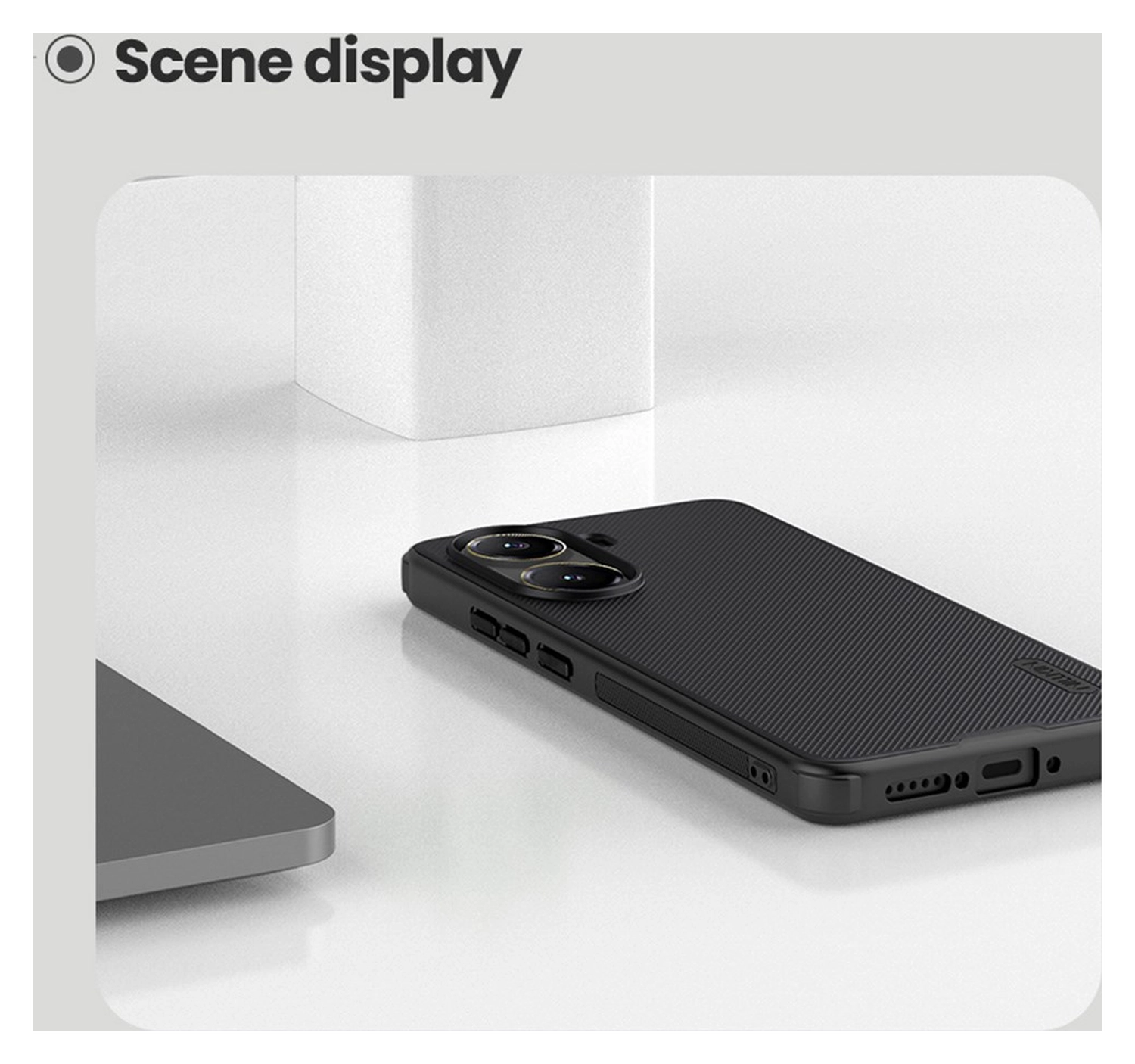 Nillkin Frosted Shield Xiaomi Poco F7 Pro Hoesje MagSafe Back Cover Zwart afbeelding 9