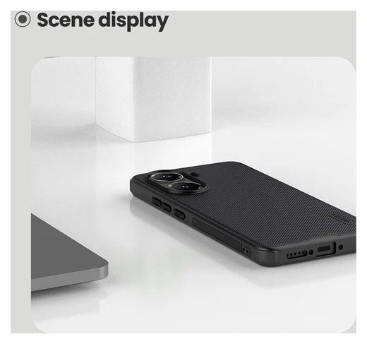 Nillkin Frosted Shield Xiaomi Poco F7 Pro Hoesje MagSafe Back Cover Zwart afbeelding 9